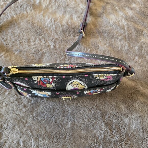 Dooney & Bourke Disney Parks Runaway Princess Crossbody Pouchette Bag Black NWOT - Picture 13 of 16